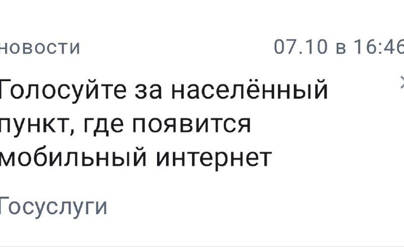 На портале Госуслуги проходит голосование за населенные пункты для подключения мобильного интернета, но в списке нет Советского района Самары и Железнодорожного района Ульяновска.