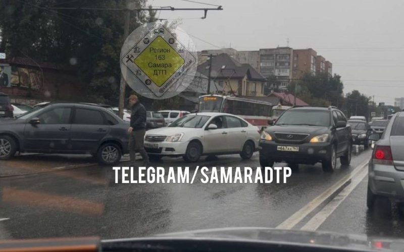 В Самаре встали трамваи на Промышленности из-за ДТП — Самарское информбюро